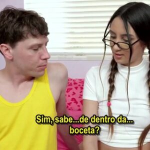 Comendo a Aluna Nerd da Escola – Porno Carioca